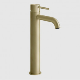 Смеситель для раковины, Gessi, 316 Flessa, цвет-Brushed Brass PVD