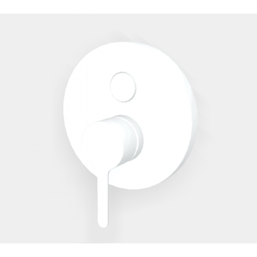 Смеситель для душа, Fima Carlo Frattini, Snap, цвет-белый матовый