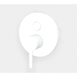 Смеситель для душа, Fima Carlo Frattini, Snap, цвет-белый матовый