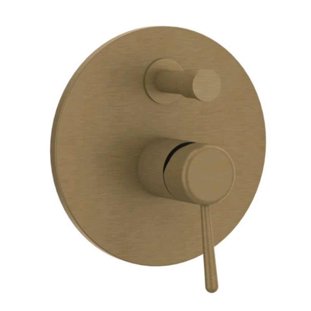 Смеситель для душа, Gessi, Goссia, на 2 потребителя, цвет-Antique Brass