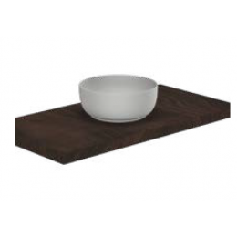 Раковина, Scarabeo, Glam, шгв 330*330*125, отверстия для смесителя-отсутствуют, цвет-Tobacco