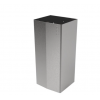 Контейнер для мусора, Nofer, EVO, шгв 350*313*760, цвет-нержавеющая сталь матовая