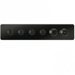 Смеситель для душа, Gessi, Hi-Fi Eclectic, на 4 потребителя, цвет-Black Metal PVD