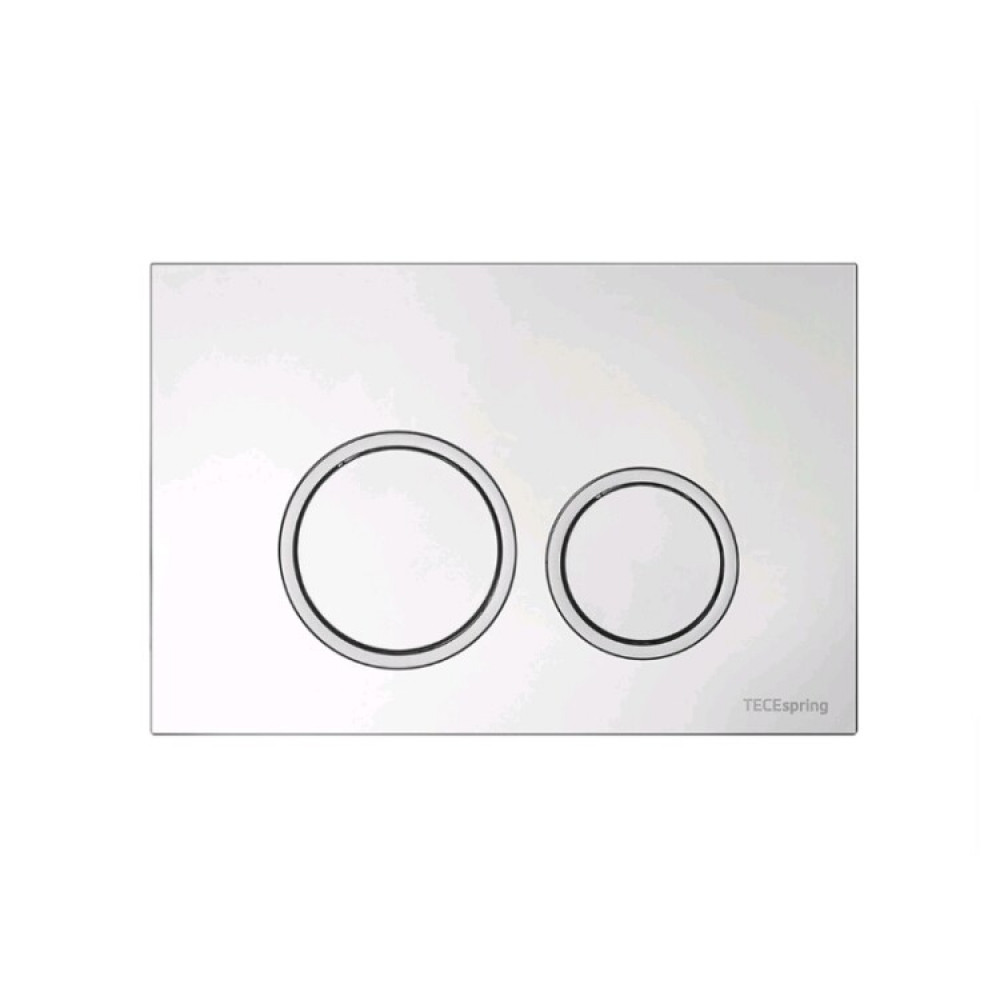 Клавиша смыва, TECE, TeceSpring R, для унитаза, шгв 245*8*165, цвет-хром матовый/хром глянцевый