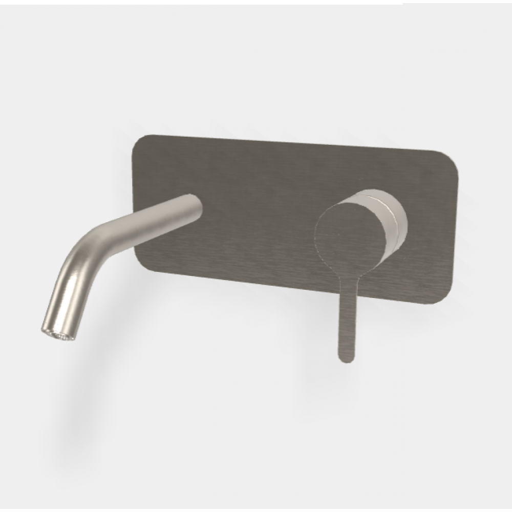 Смеситель для раковины, Fima Carlo Frattini, Snap, цвет-никель брашированный