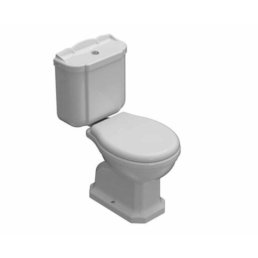 Унитаз, Globo, Paestum, напольный, шгв 380*670*400, CERASLIDE, BATAFORM, цвет-белый