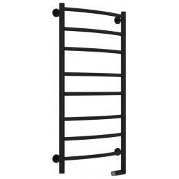 Полотенцесушитель, Сунержа, Галант 2.0, шгв 550*106-121*1062, нижнее справа, МЭМ, цвет-черный матовый