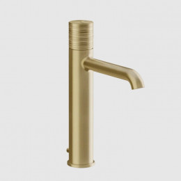 Смеситель для раковины, Gessi, Habito Trame, цвет-Brushed Brass PVD