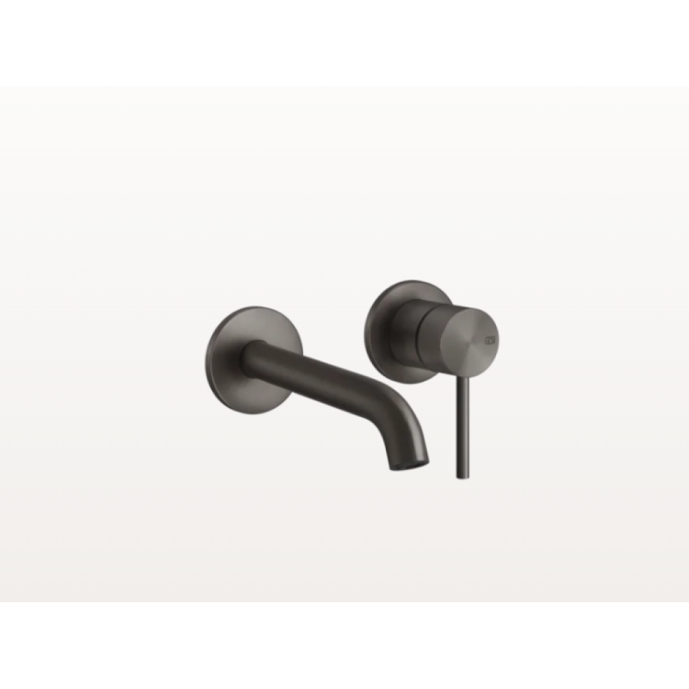 Смеситель для раковины, Gessi, Flessa, цвет-Black Metal Brushed PVD