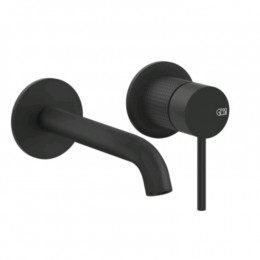 Смеситель для раковины, Gessi, 316 Cesello, цвет-черный матовый