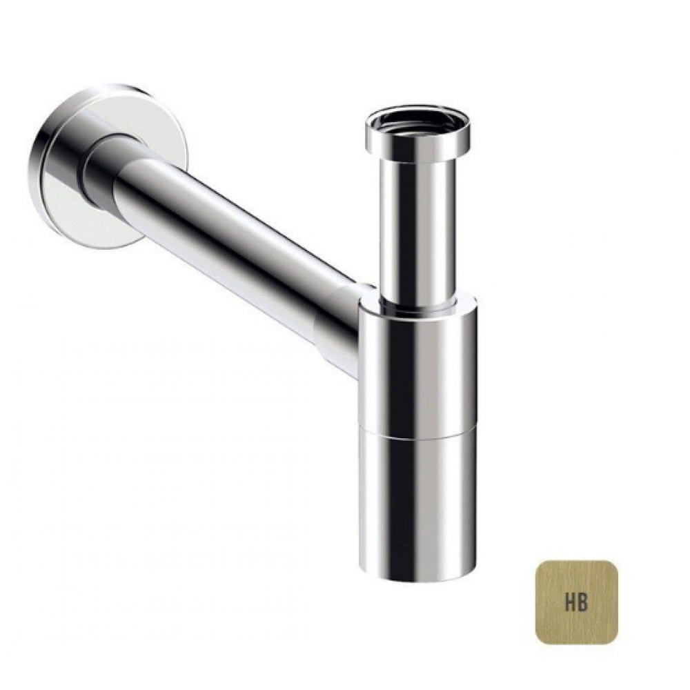Сифон, Almar, бутылочный, цвет-High Brass Brushed PVD (Товар заказной, возврату не подлежит)
