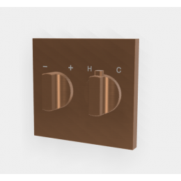 Смеситель для душа, Fima Carlo Frattini, Switch, на 2 потребителя, цвет-бронза брашированная янтарная