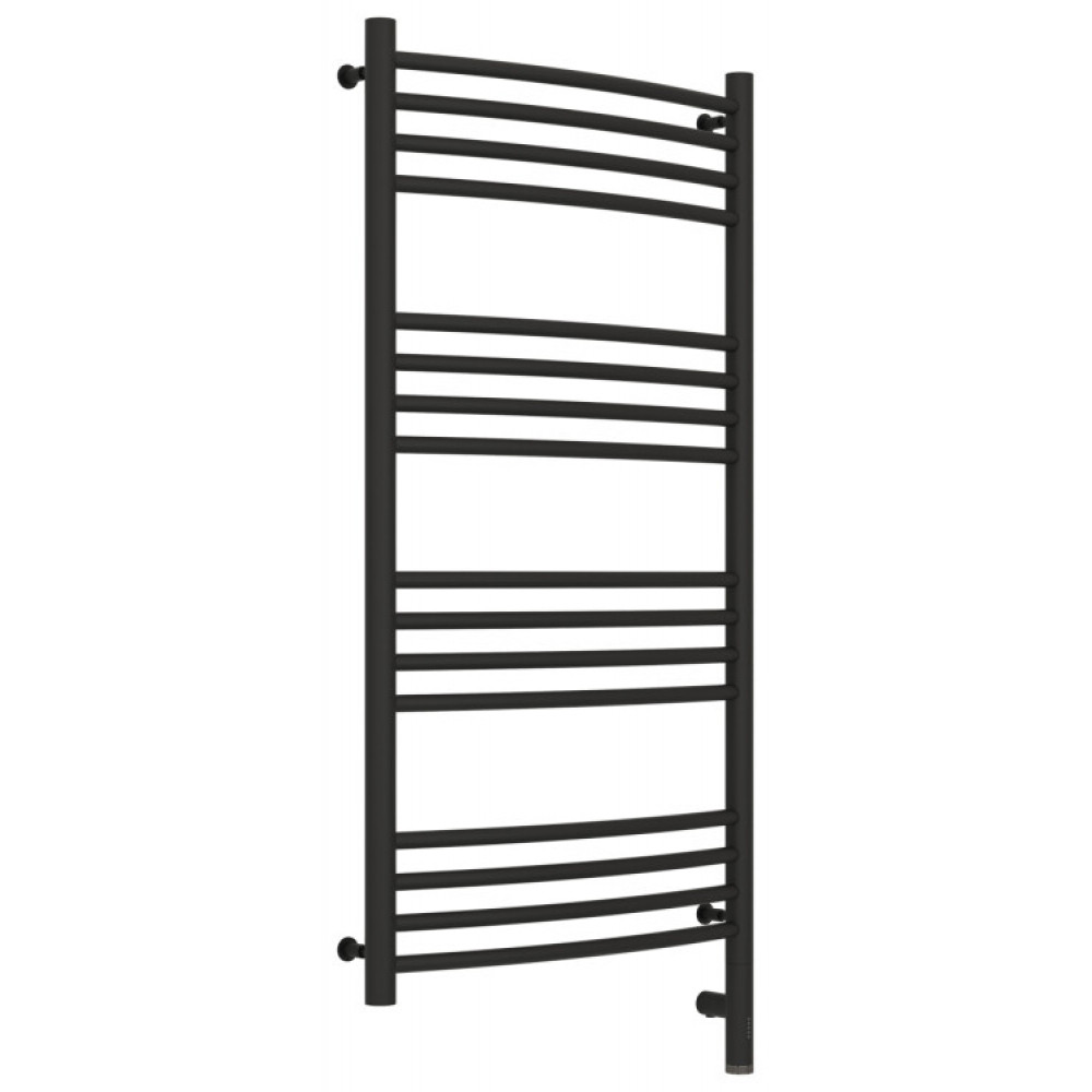 Полотенцесушитель, Сунержа, Богема 3.0, выгнутая, шгв 532*103*1124, нижнее справа, МЭМ, цвет-тёмный титан муар