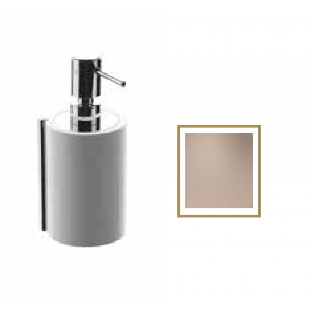 Дозатор для жидкого мыла, Bertocci, Easy, шгв 80*80*180, цвет дозатора-Brushed Nickel