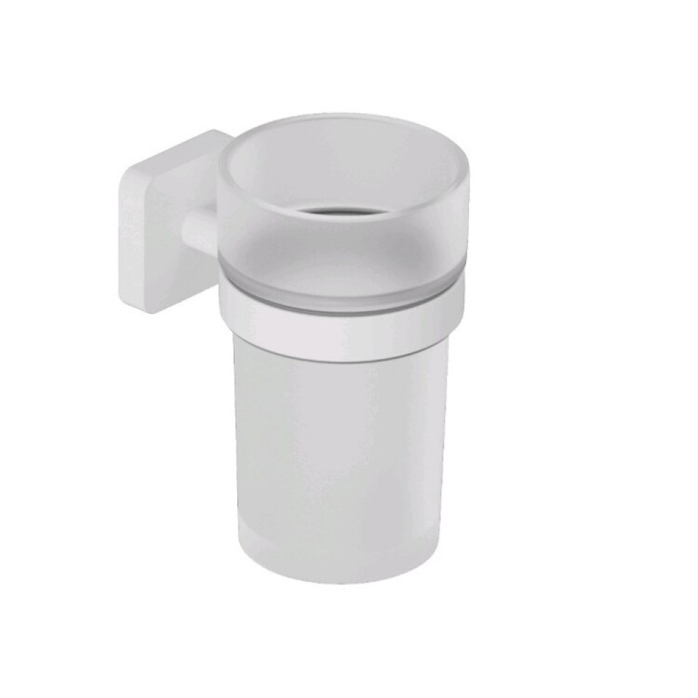 Стакан, Kludi, VELA S, шгв 73*104*120, цвет-белый матовый (Matt White, Bianco Opaco)