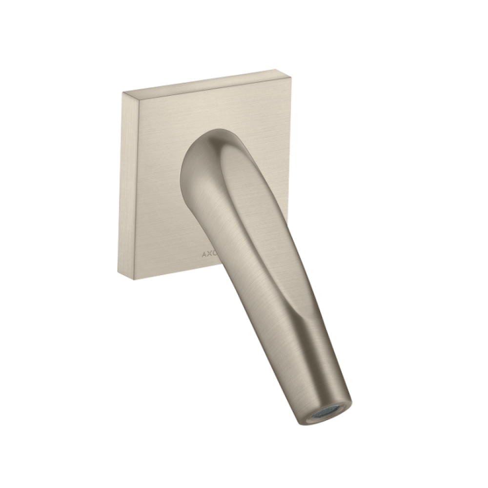 Излив, Hansgrohe, Axor Starck Organic, цвет-шлифованный никель