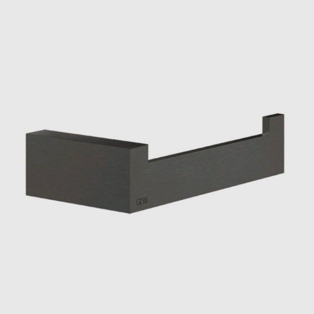 Бумагодержатель, Gessi, Rettangolo, шгв 155*75*35, цвет-Black Metal Brushed PVD