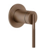 Смеситель для душа, Gessi, Ingranaggio, на 1 потребитель, цвет-Copper Brushed PVD