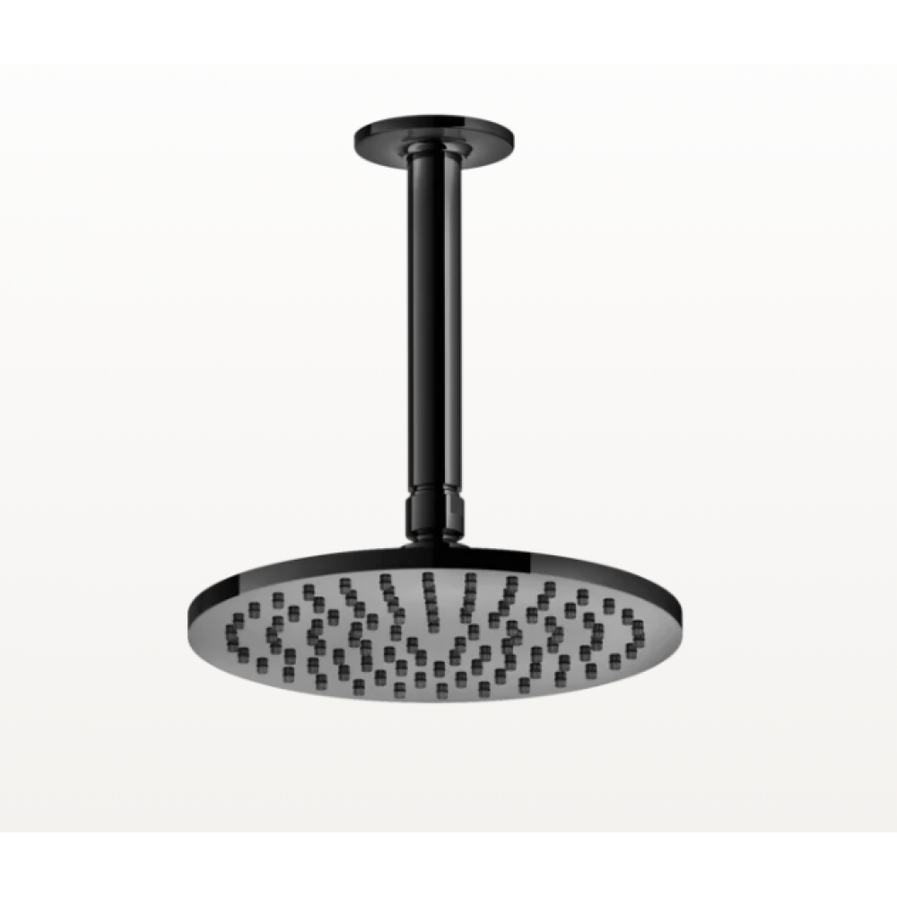 Верхний душ, Gessi, Inciso, 200*200, цвет-Black Metal PVD
