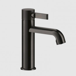 Смеситель для раковины, Gessi, Inciso, цвет-Black Metal Brushed PVD