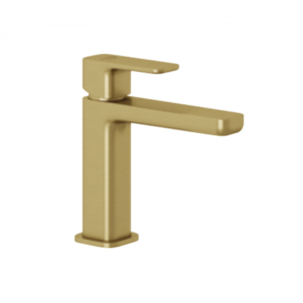 Смеситель для раковины, Kludi, Renon, цвет-золото брашированное