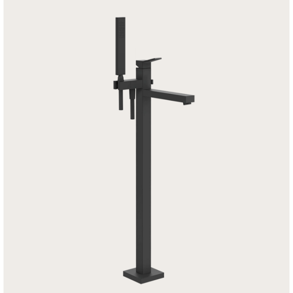 Смеситель для ванны и душа, Gessi, Rettangolo K, цвет-Black XL