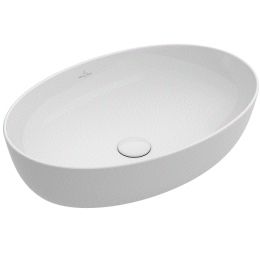 Раковина, Villeroy&Boch, Artis, шг 610*410, цвет-Bicolor Coal Black (BCT8)