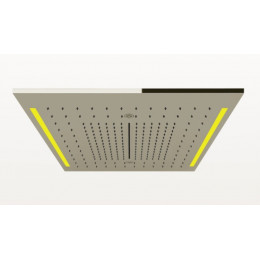 Накладная панель, Gessi, Colour, с подсветкой, шгв 500*500*12, цвет-Nickel PVD