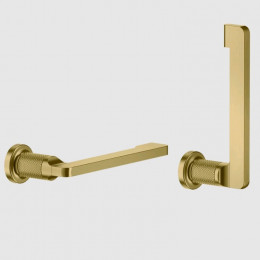Бумагодержатель, Gessi, Inciso, шгв 183*77*41, цвет-Brushed Gold PVD
