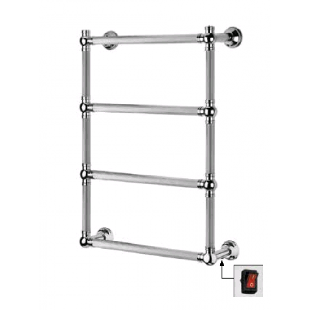 Полотенцесушитель, Margaroli, Armonia, 9-512, шгв 625*166*829, Box, цвет-Bright Nickel