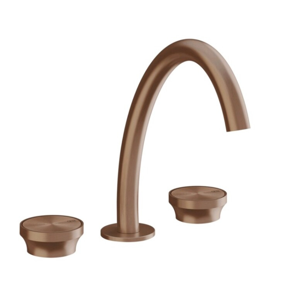 Смеситель для раковины, Gessi, Origini, цвет-Copper Brushed PVD