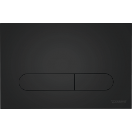 Клавиша смыва, Duravit, DuraSystem, для унитаза, шгв 230*6,5*150,5, цвет-чёрный матовый