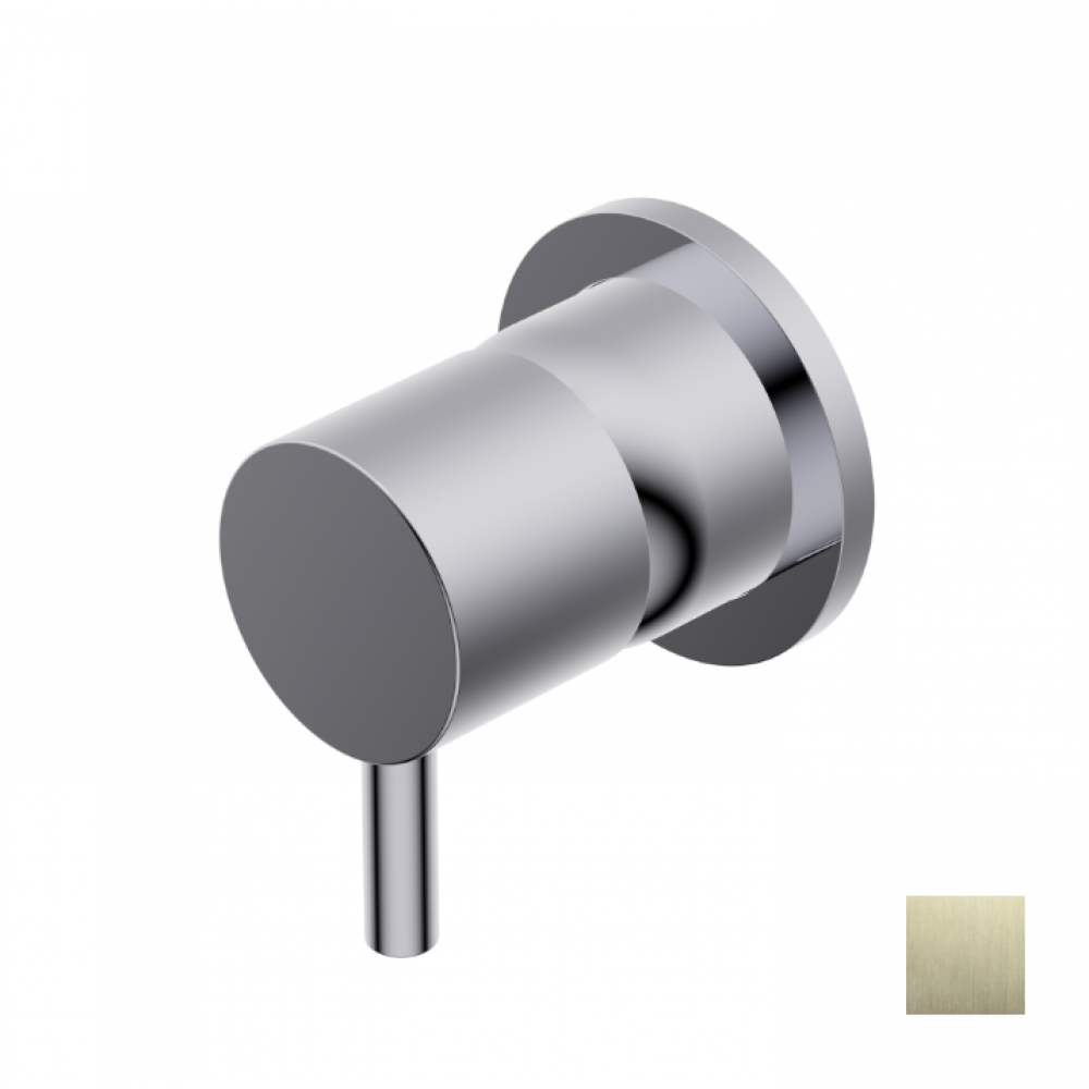 Смеситель для душа, Ritmonio, Diametro35 S, на 1 потребитель, цвет-Brushed champagne PVD