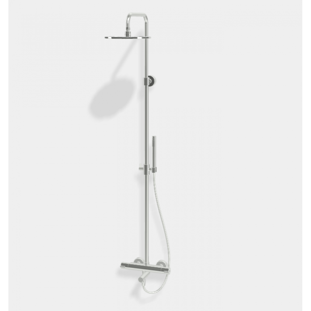 Душевая стойка, Fima Carlo Frattini, Shower column, цвет-хром