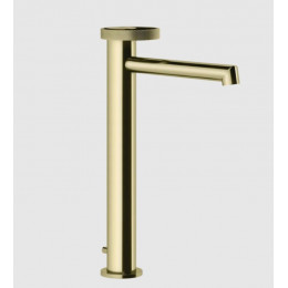 Смеситель для раковины, Gessi, Anello, цвет-Brass PVD