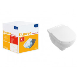 Унитаз, Villeroy&Boch, O'Novo, подвесной, шгв 360*560*350, CeramicPlus, цвет-альпийский белый