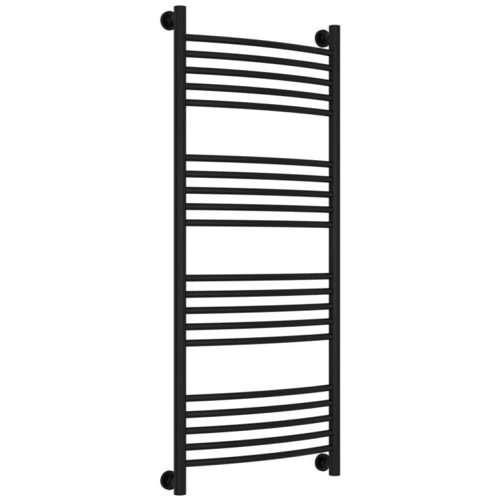 Полотенцесушитель, Сунержа, Богема +, выгнутая, шгв 550*105*1262, цвет-черный матовый