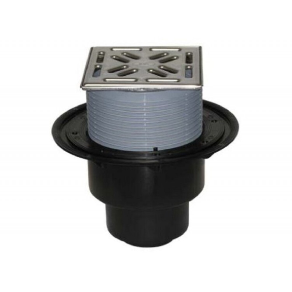 Трап с решеткой КЛИК-КЛАК с вертикальным выпуском DN50/75/110