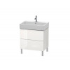 Тумба под раковину, Duravit, L-Cube, шгв 684*459*582, раковина-необходимо заказать, цвет-белый глянцевый
