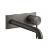 Смеситель для раковины, Gessi, 316 Meccanica, цвет-Black Metal Brushed PVD