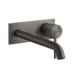 Смеситель для раковины, Gessi, 316 Meccanica, цвет-Black Metal Brushed PVD