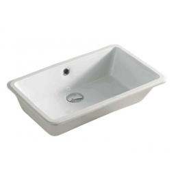 Раковина, Artceram, Gea, шгв 530*345*130, отверстия для смесителя-отсутствуют, цвет-белый глянцевый