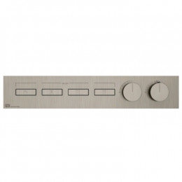 Смеситель для душа, Gessi, HI-FI, на 4 потребителя, цвет-Finox Brushed Nickel