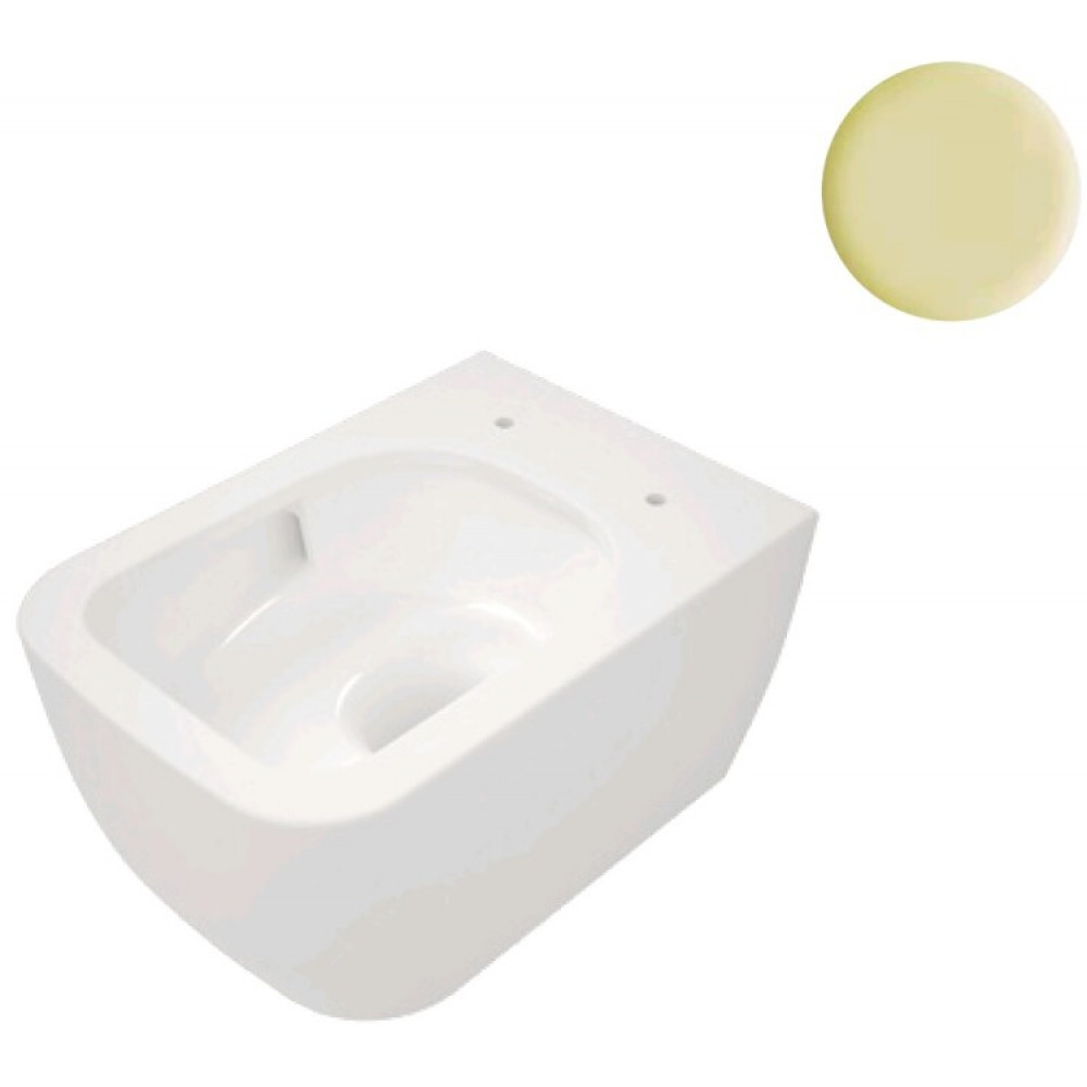 Унитаз, Scarabeo, Teorema 2.0, подвесной, шгв 360*520*350, цвет-Lime matt