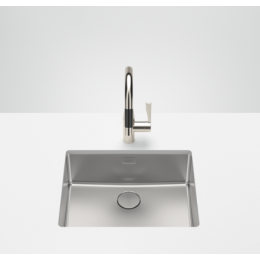 Мойка, Dornbracht, шгв 540*440*196, отверстия для смесителя-отсутствуют, цвет-сталь