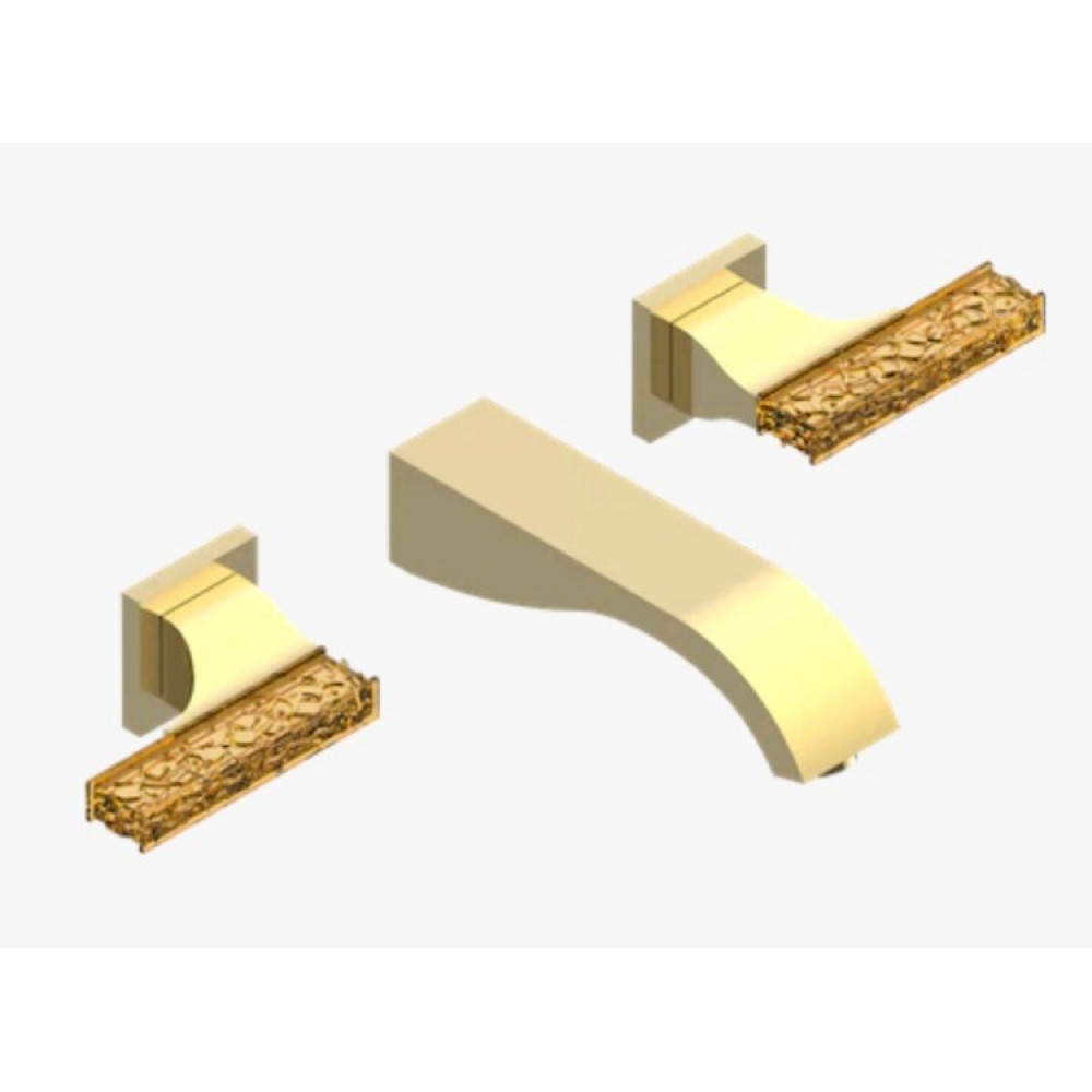 Смеситель для раковины, THG, Ginkgo, цвет-PVD золотистый цвет