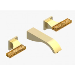 Смеситель для раковины, THG, Ginkgo, цвет-PVD золотистый цвет