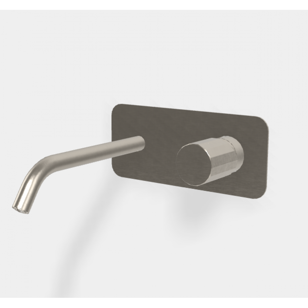 Смеситель для раковины, Fima Carlo Frattini, Spillo Tech, V COLLECTION, цвет-никель брашированный