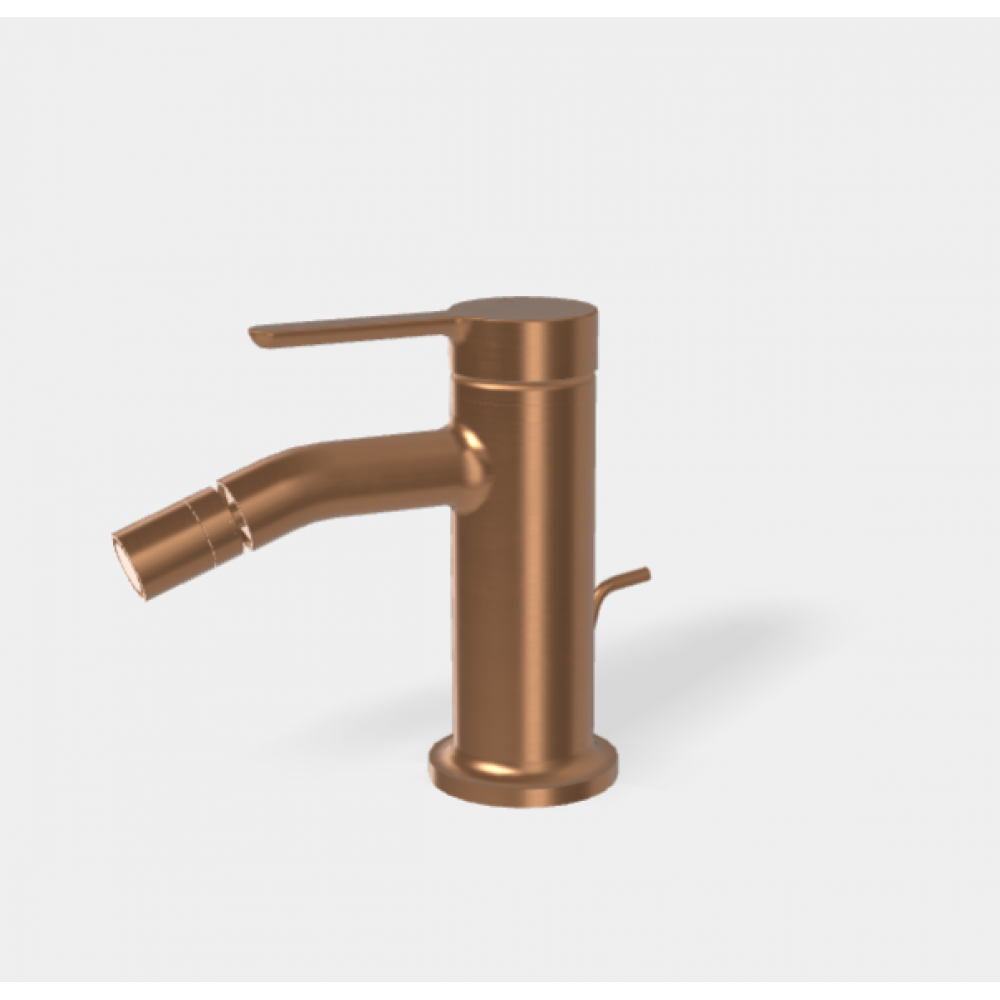 Смеситель для биде, Fima Carlo Frattini, Snap, цвет-брашированная янтарная бронза