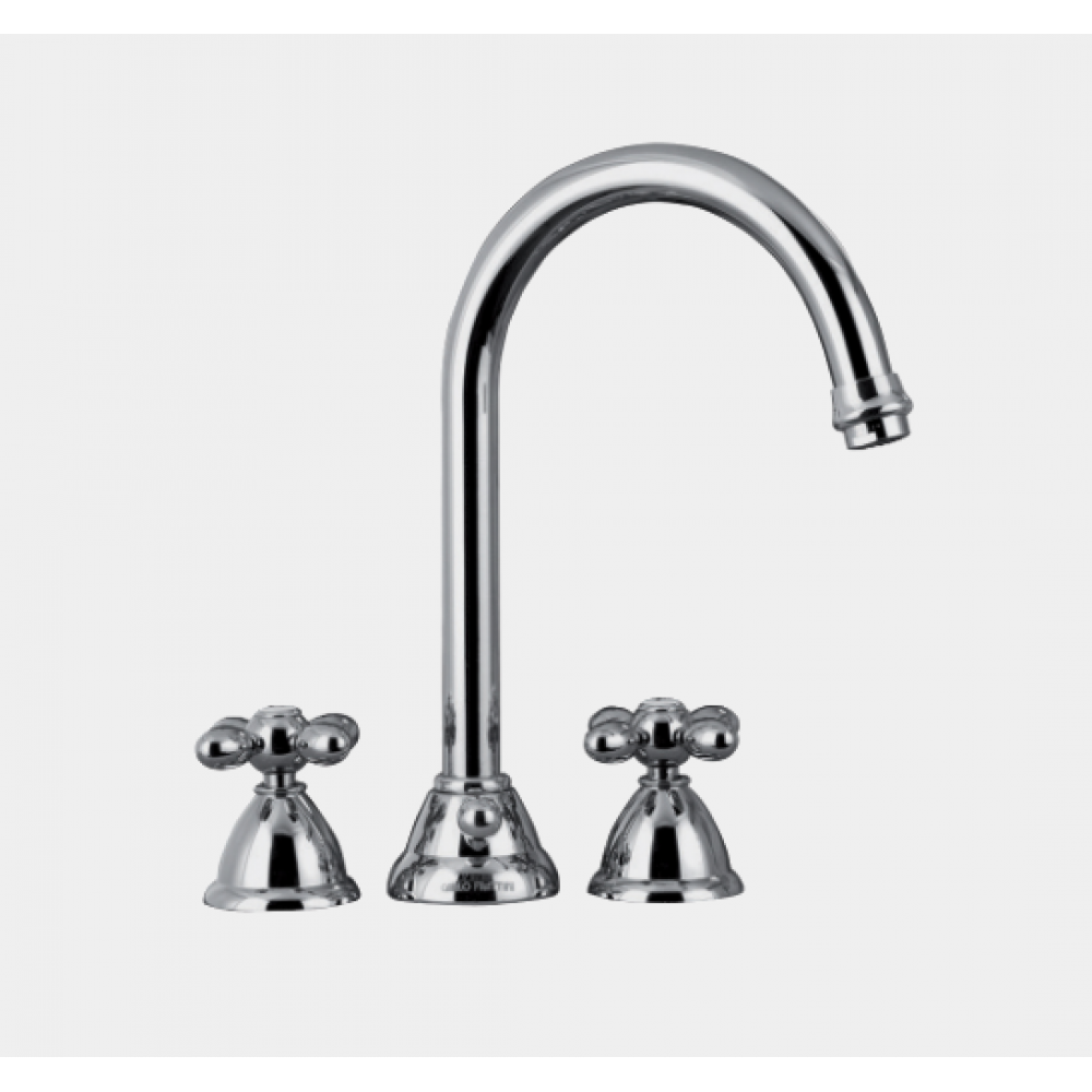 Смеситель для раковины, Fima Carlo Frattini, Olivia, цвет-бронза античная